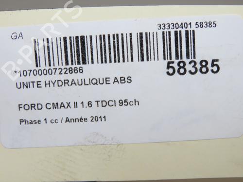 Used ABS pump ABS pump FORD C-MAX II (DXA/CB7, DXA/CEU) 1.6 TDCi (115 hp) 40554259 40554259