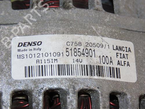 Used Alternator Alternator LANCIA DELTA III (844_) 1.6 D Multijet (844.AXC11, 844.AXC1A) (120 hp) 18148657 18148657