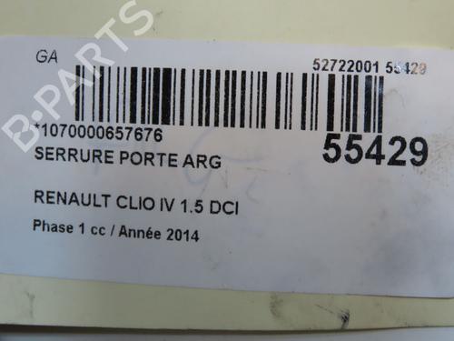 rear-left-lock-renault-clio-iv-bh_-2012-2013-2014-2015-2016-2017-2018-2019-2020-2021-33633972 main image