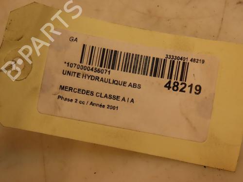 Used ABS pump MERCEDES-BENZ A-CLASS (W168) A 170 CDI (168.009, 168.109) (95 hp) 16707341