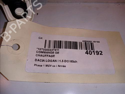 Used Climate control DACIA LOGAN MCV (KS_) 1.5 dCi (KS0W) (86 hp) 23174474