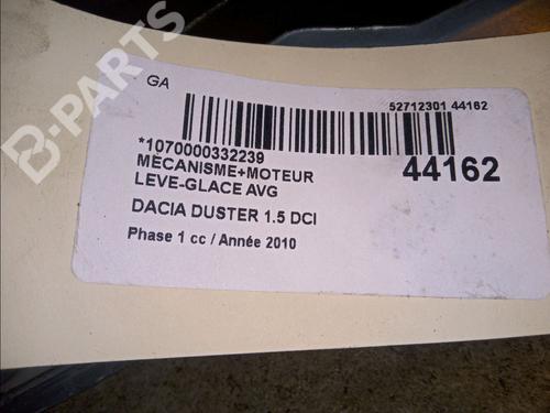 Front left window mechanism DACIA DUSTER (HS_) 1.5 dCi 4x4 (HSMC, HSMD) | BP10053305C22 