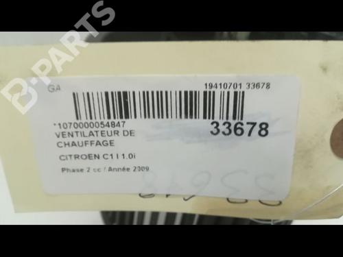 Heater blower motor CITROËN C1 (PM_, PN_) 1.0 | BP9596730M62 
