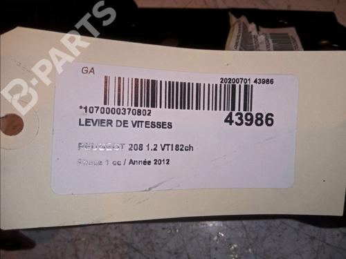 Gear lever PEUGEOT 208 I (CA_, CC_) 1.2 VTI 82 | BP11099768M90 