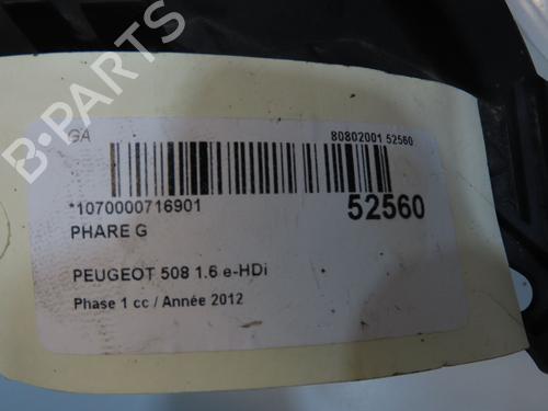 Left headlight PEUGEOT 508 I (8D_) 1.6 HDi | BP33711743C28 - Image 2