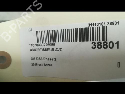 Used Right front shock absorber DS DS 3 (SA_) 1.2 THP 110 / PureTech 110 (SAHNPS, SAHNZ6, SAHNZT) (110 hp) 9607100