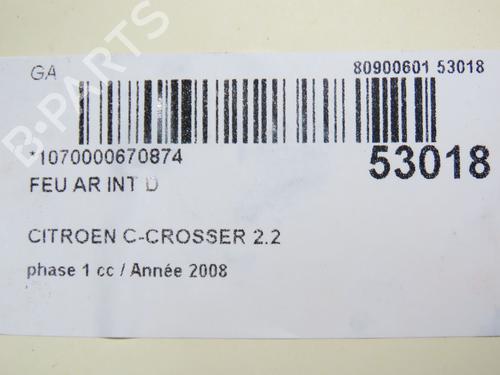 Right tailgate light CITROËN C-CROSSER (VU_, VV_) 2.2 HDi | BP31121201C80 - Image 5