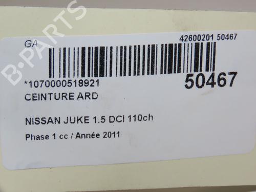 Rear right belt tensioner NISSAN JUKE (F15) 1.5 dCi | BP18953668C90 