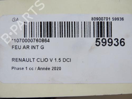 Left tailgate light RENAULT CLIO V (B7_) 1.5 Blue dCi 85 (B7AG) | BP36939907C79  - Image 5