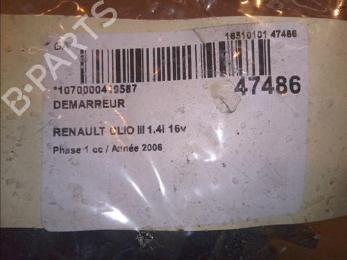 Starter RENAULT CLIO III (BR0/1, CR0/1) 1.4 16V | BP23171963M8