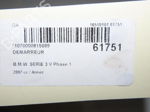 Used Starter Starter BMW 3 Coupe (E92) 320 i (170 hp) 40437806 40437806