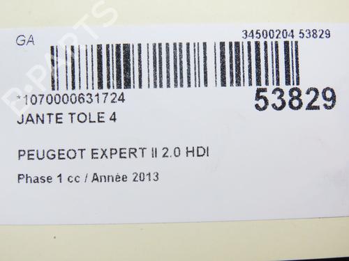 Rim PEUGEOT EXPERT Van (VF3A_, VF3U_, VF3X_) 2.0 HDi 130 | BP28801690C45 