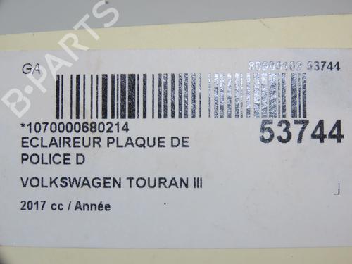 Nummerpladelys VW TOURAN (5T1) 2.0 TDI | BP31121193I40 - Image 5