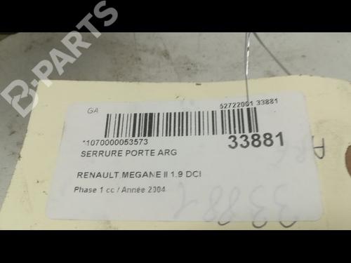 Rear left lock RENAULT MEGANE II Estate (KM0/1_) 1.9 dCi (KMRG, KM1G, KM0G, KM2C) | BP9597089C100 