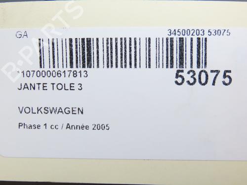 Rim VW TRANSPORTER T5 Van (7HA, 7HH, 7EA, 7EH) 1.9 TDI | BP28967763C45 