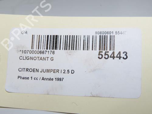 Used Left front indicator PEUGEOT BOXER Van (230L) 2.5 D (86 hp) 31984648