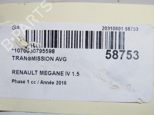 left-front-driveshaft-renault-megane-iv-hatchback-b9amn_-2015-40026314 main image