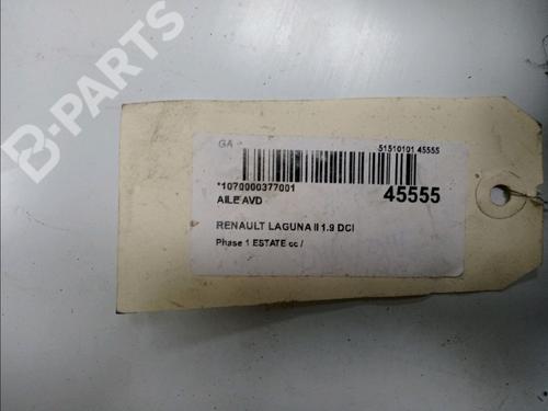 Right front fenders RENAULT LAGUNA II Grandtour (KG0/1_) 1.9 dCi (KG0G) | BP11747005C42 