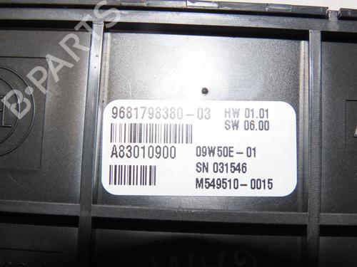 Commande Chauffage CITROËN BERLINGO MULTISPACE (B9) 1.6 HDi 110 | BP29441726I5 