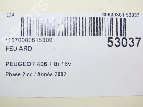 Used Right taillight PEUGEOT 406 (8B) 1.8 16V (116 hp) 28832683