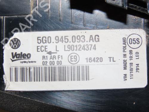 Left tailgate light VW GOLF VII (5G1, BQ1, BE1, BE2) 1.5 TSI | BP28969501C79 