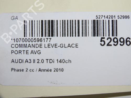 Left front window switch AUDI A3 Sportback (8PA) 2.0 TDI 16V | BP36819921I27 - Image 5