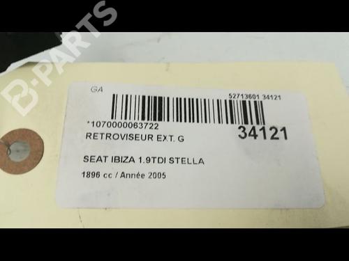 Left mirror SEAT IBIZA III (6L1) 1.9 TDI | BP9595200C26 
