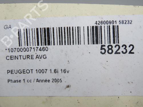 Front left seatbelt PEUGEOT 1007 (KM_) 1.6 16V | BP36939847I26 - Image 7
