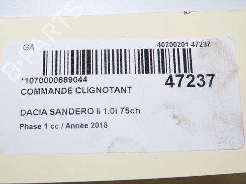 Steering column stalk DACIA SANDERO II 1.0 SCe 75 (B8JC, B8JD, B8NC) | BP33132520I23  - Image 5