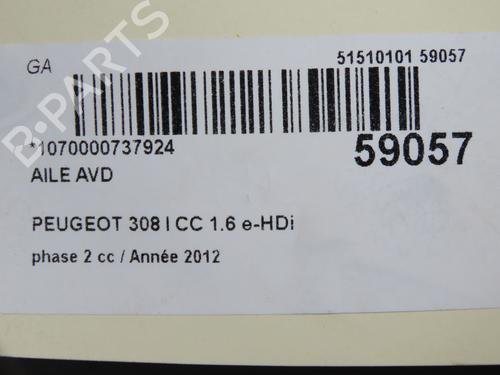 right-front-fenders-peugeot-308-cc-4b_-2009-2010-2011-2012-2013-2014-2015-36893446 main image
