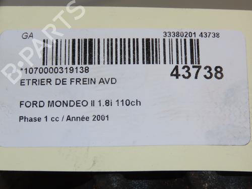 Right front brake caliper FORD MONDEO III (B5Y) 1.8 16V | BP14877616M104 