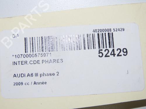 Headlight switch AUDI A6 C6 Avant (4F5) 2.7 TDI | BP31120413I24