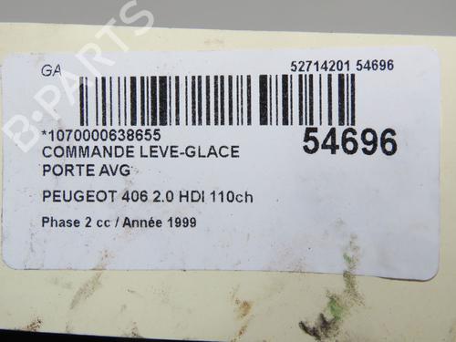 Used Left front window switch PEUGEOT 406 (8B) 2.0 HDI 110 (109 hp) 32872976
