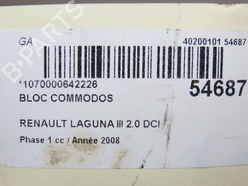 Steering column stalk RENAULT LAGUNA III (BT0/1) 2.0 dCi (BT07, BT0J, BT14, BT1A, BT1S) | BP28967836I23
