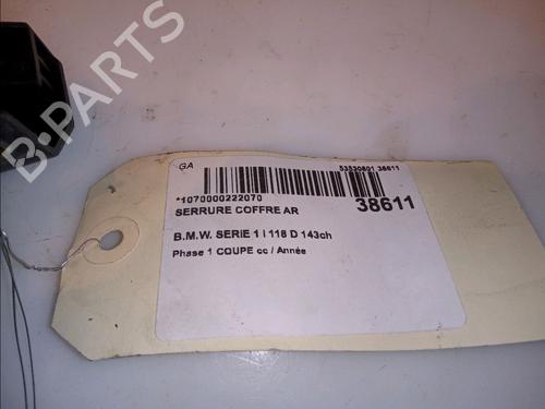 Tailgate lock BMW 1 Coupe (E82) 118 d | BP12431631C101 
