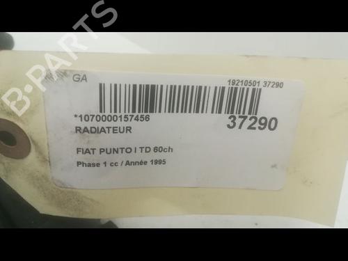 Used Water radiator FIAT PUNTO (176_) 1.7 TD (71 hp) 9601124