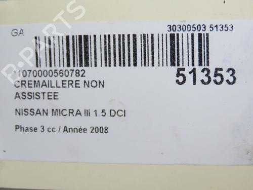 Steering rack NISSAN MICRA III (K12) 1.5 dCi | BP23098654M22