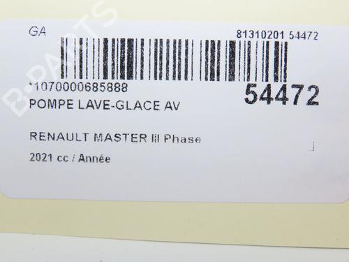 Washer pump RENAULT MASTER III Van (FV) 2.3 dCi 180 FWD (FV04, FV07) | BP30630895E24  - Image 5