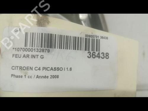 Left tailgate light CITROËN C4 Picasso I MPV (UD_) 1.6 HDi | BP9599242C79