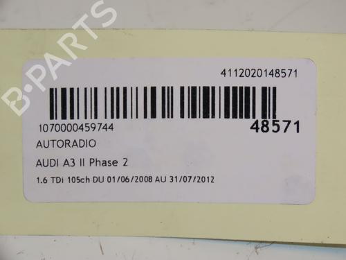Used Radio Radio AUDI A3 Sportback (8PA) 1.6 TDI (105 hp) 17193488 17193488
