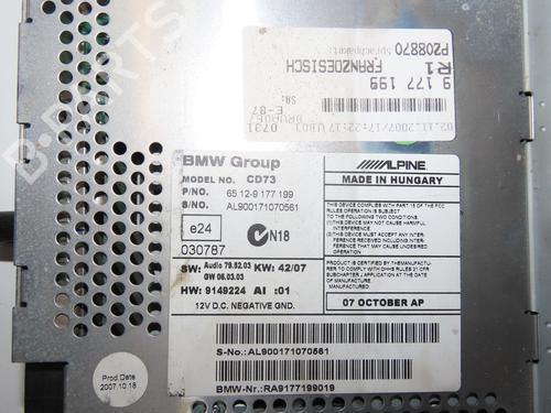 Radio BMW 1 (E87) 120 d | BP39624943E6 - Image 3