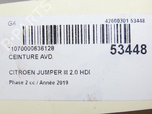 Front right seatbelt CITROËN JUMPER II Van 2.0 BlueHDi 130 | BP28830712I25 - Image 2