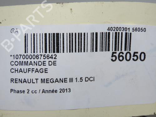 Climate control RENAULT MEGANE III Hatchback (BZ0/1_, B3_) 1.5 dCi (BZ0C) | BP32377348I5  - Image 7