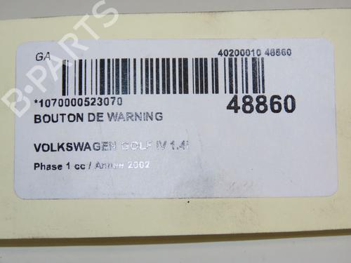 Warning switch VW GOLF V (1K1) 1.4 16V | BP17868300I22 