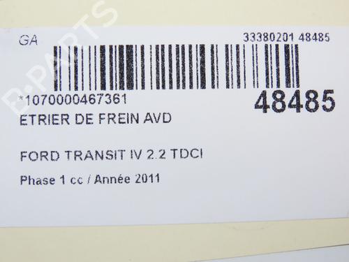 Right front brake caliper FORD TRANSIT Van (FA_ _) 2.2 TDCi | BP28967686M104 