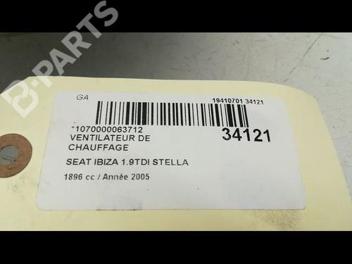 Heater blower motor SEAT IBIZA III (6L1) 1.9 TDI | BP9595198M62 