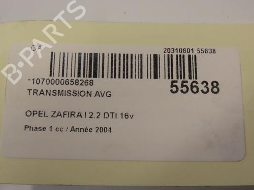 Left front driveshaft OPEL ZAFIRA A MPV (T98) 2.2 DTI 16V (F75) | BP29415135M38 