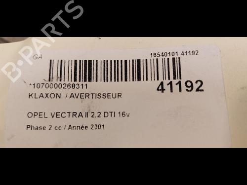 Horn OPEL VECTRA B Hatchback (J96) 2.2 DTI 16V (F68) (120 hp) 14874811
