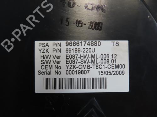 Instrument cluster PEUGEOT 3008 I MPV (0U_) 1.6 VTi | BP28967989C47 