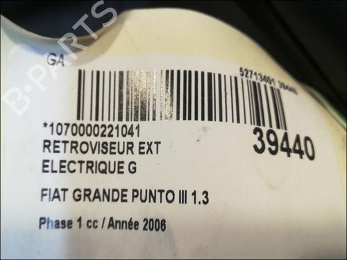 Used Left mirror FIAT GRANDE PUNTO (199_) 1.3 D Multijet (75 hp) 23176169
